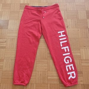 Tommy Hilfiger Red Joggers